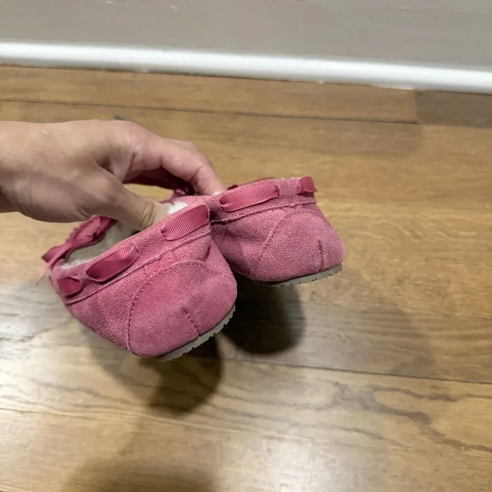 Minnetonka pink leather